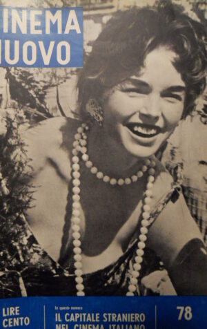 CINEMA NUOVO n°78 1956 Dawn Addams cover -  [C48]