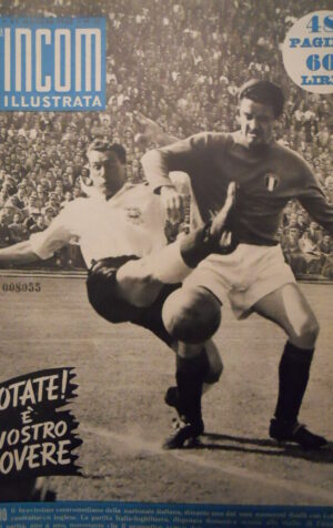 Settimana INCOM n°21 1952 Italia Inghilterra a Firenze 90000 spettatori  [C48]