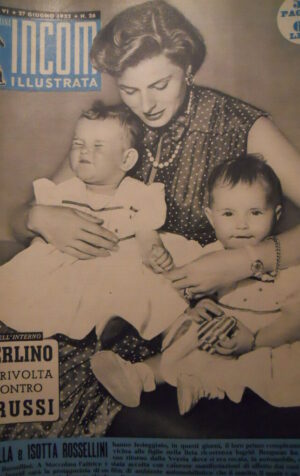 Settimana INCOM n°26 1953 Isabella e Isotta Rossellini - Rivolta di Berlino[C48]