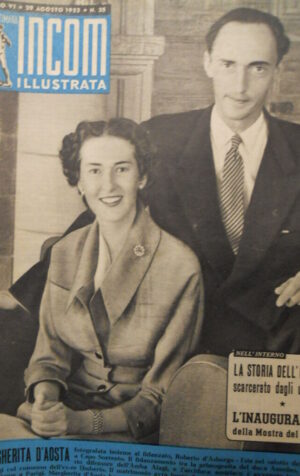 Settimana INCOM n°35 1953 Margherita D' Aosta - Soraya - Carlo Corbisiero [C48]