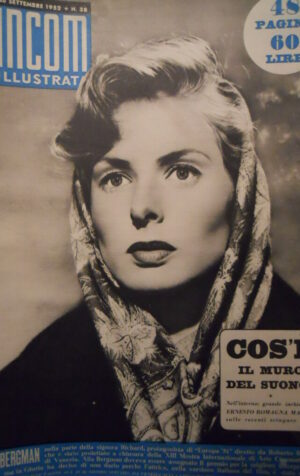 Settimana INCOM n°38 1952 Ingrid Bergman - Renato Rascel figlio d'arte  [C48]