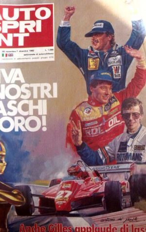 Autosprint n°48 1982 con Poster Centrale Jackie Stewart su Tyrrell 006  [sc.48]
