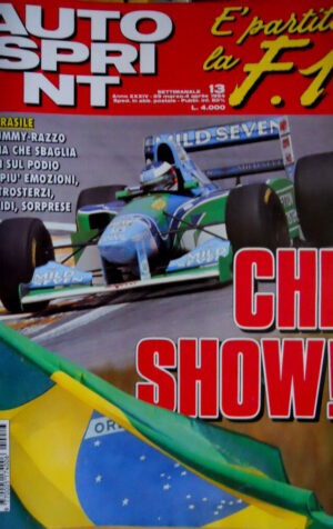 Autosprint 13 1994 Brasile: Schummy razzo, Senna sbaglia, Alesi sul podio SC.55
