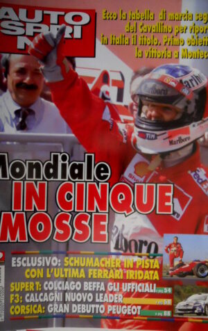Autosprint 19 1999  Schumacher in pista con ultima Ferrari. Cala Benetton SC.56