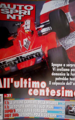 Autosprint 21 1999 Per l'Alfa è vera crisi. Piani Toyota. Hill e Frentzen SC.56