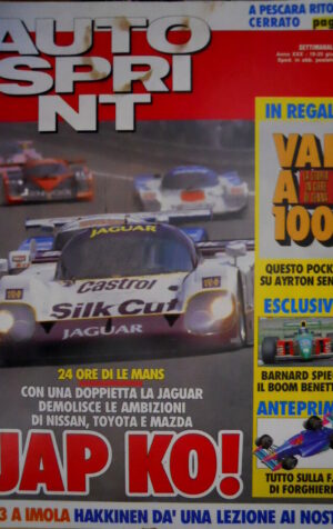 Autosprint 25 1990 Le Mans: con una doppietta la Jaguar demolisce Nissan.  SC.54