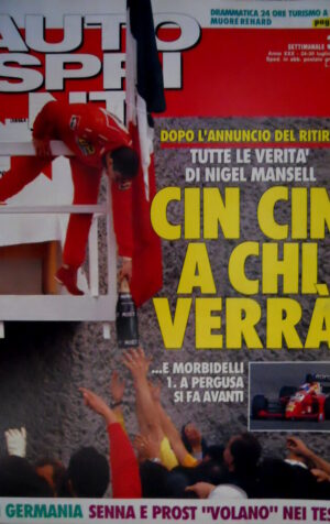 Autosprint 30 1990 In Germania Senna e Prost volano nei test. Nigel Mansel SC.54