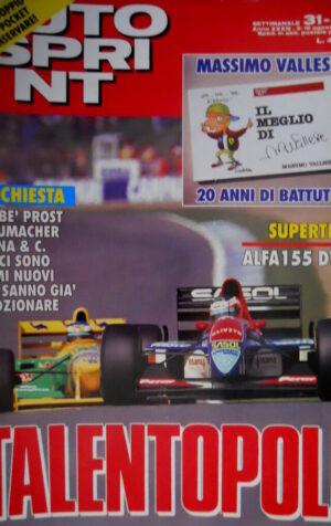 Autosprint 31-32 1993 Test Alfa 155 DTM. Prost, Schumacher e Senna SC.54