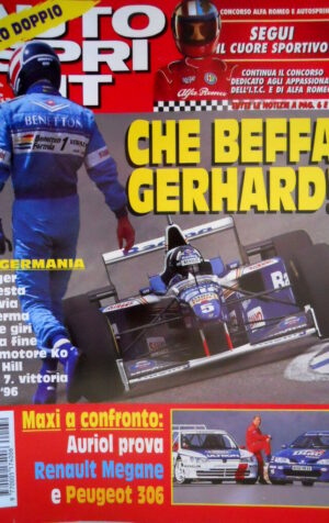 Autosprint 31-32 1996 Auriol prova Renault Megane e Peugeot 306. Berger SC.56