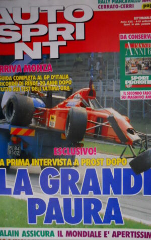 Autosprint 36 1990 Parla Prost dopo la grande paura. Prost al mondiale SC.54