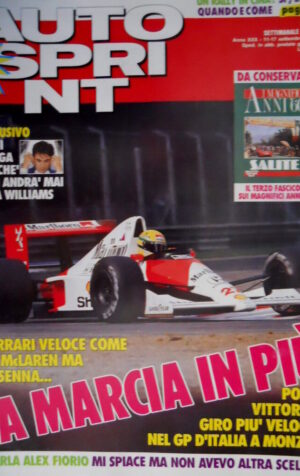Autosprint 37 1990 Alesi no alla Williams. Ferrari veloce. Senna  SC.54