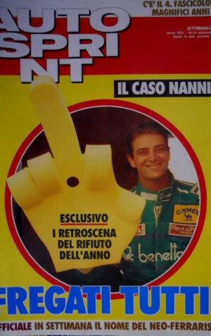 Autosprint 38 1990 Il caso Nannini, i motivi del rifiuto dell'anno. Suzuki SC.54