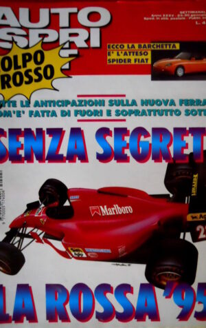 Autosprint 4 1995 Barchetta Spider Fiat. Ecco la rossa 95. Morto Lurani  SC.55