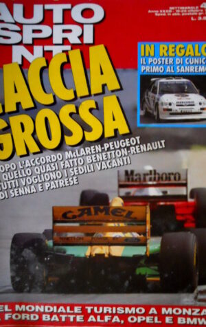 Autosprint 42 1993 Mondiale Turismo: Ford batte Alfa. Benetton - Renault SC.54