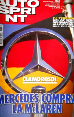 Autosprint 42 1994 Mercedes compra la McLaren. Spagna: Schumacher 1° SC.55