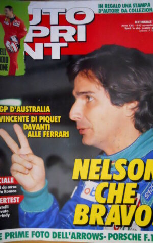 Autosprint 45 1990 Australia: bis vincente di Piquet davanti alla Ferrari  SC.54