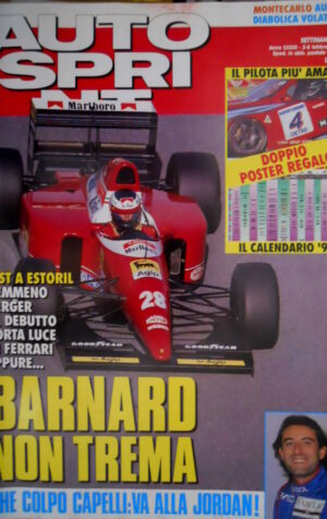 Autosprint 5 1993 Capelli va alla Jordan. Montecarlo: volata di Auriol.  SC.54