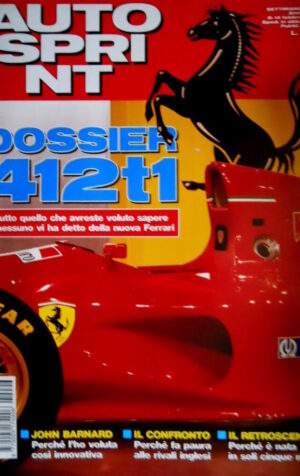 Autosprint 6 1994 Dossier Ferrari 412 t1. Bruno Thiry. Opel batte BMW SC.55