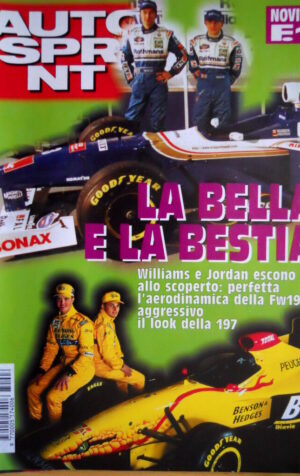 Autosprint 6 1997 Williams e Jordan allo scoperto. F1 Jordan 197.Caso Ford SC.55