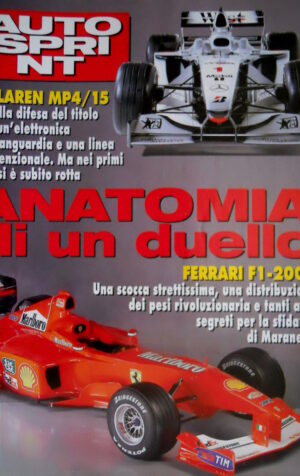 Autosprint 6 2000 McLaren MP4/15. Ferrari F1-2000: il team. gli uomini SC.56
