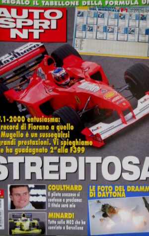 Autosprint 8 2000 Inserto Il tabellone della Formula1. Il dramma di Dayton SC.56