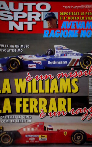 Autosprint 9 1995 E' un missile la Williams, Ferrari è un razzo. La 412T2  SC.55