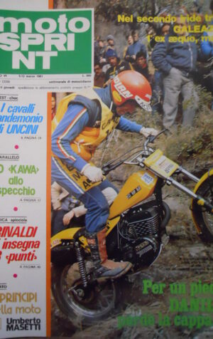 Motosprint 10 1981 con inserto UMBERTO DUE - Le Kawasaki 1981  [SC.31]