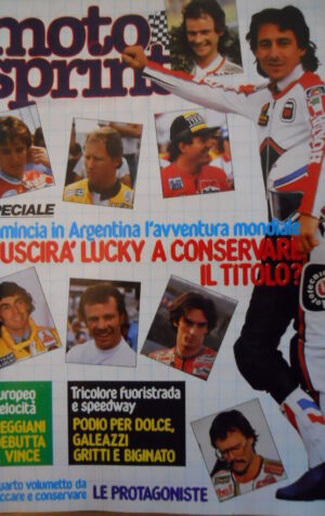 Motosprint 12 1982 con inserto Le Protagoniste - Test Valenti 80 e 125  [SC.31]