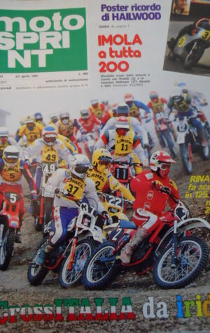 Motosprint 14 1981 in ricordo di MIKE HAILWOOD con POSTER [SC.31]