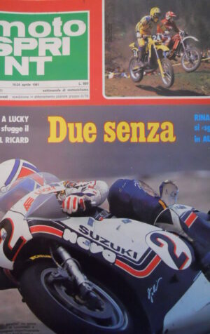 Motosprint 16 1981 la Gilera in Argentina - Inserto Bruno RUFFO  [SC.31]