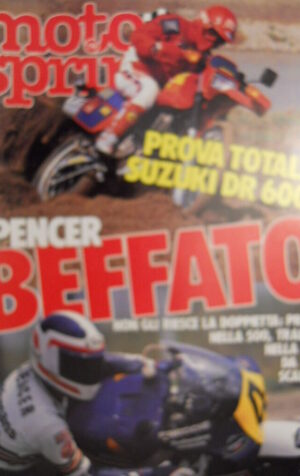 Motosprint 19 1985 Freddie Spencer - Test Suzuki Dr 600S  [SC.31]