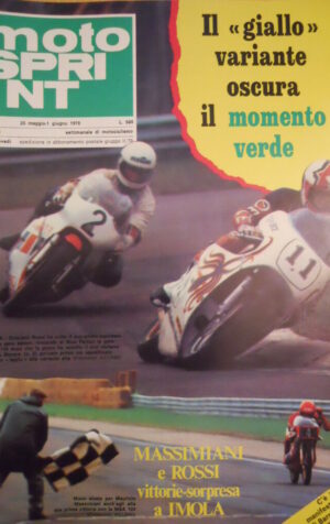 Motosprint 21 1978 Massimiani e Rossi vittorie sorpresa a IMOLA [SC.31]