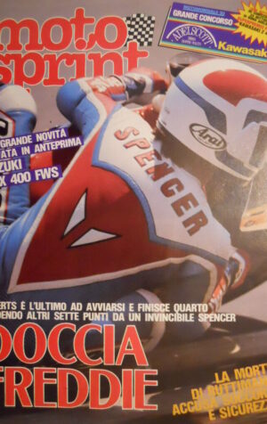 Motosprint 24 1983 Test Suzuki GSX 400 FWS - Morte di Ruttimann [SC.31]