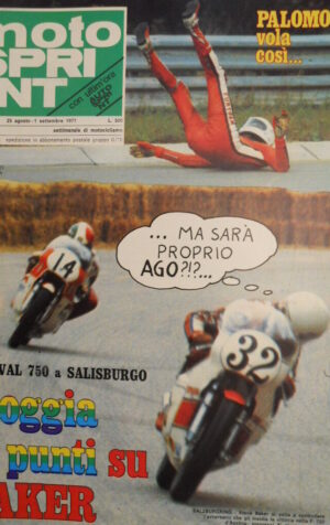Motosprint 34 1977 Festival 750 Pioggia di punti Steve Baker  [SC.31]