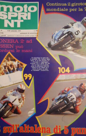 Motosprint 37 1979 speciale Test a Imola della Guzzi V50 - Barry Sheene [SC.31]