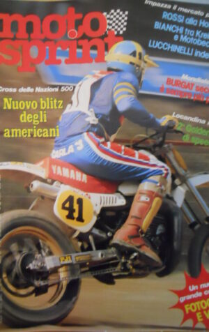 Motosprint 38 1981 Test KTM 125 LC II - Inserto Ken Kavanagh  [SC.31]