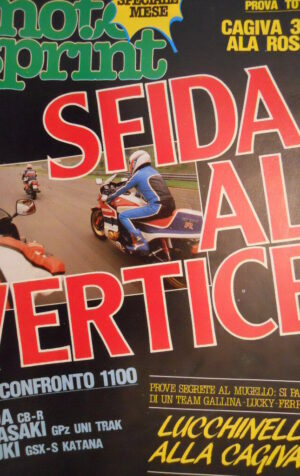 Motosprint 38 1983 Test Totale CAGIVA 350 Ala Rossa - Honda CB-R1000 [SC.31]