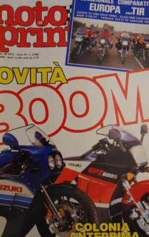 Motosprint 38 1984 Honda Gl 1200 - Guzzi 1000 California - BMW K100 Rt [SC.31]