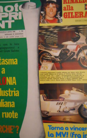 Motosprint 39 1980 Salone di Colonia novità HONDA - Rinaldi alla Gilera [SC.31]
