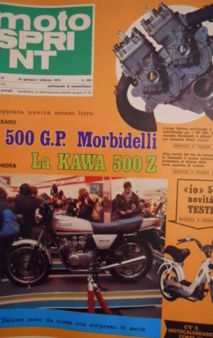 Motosprint 4 1979 Salone di Londra 1979 - con Motocalendario 1979 [SC.31]