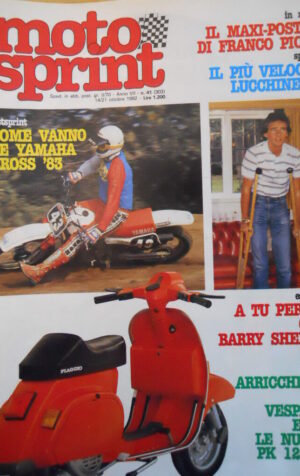 Motosprint 41 1982 Speciale Barry Sheene - Test Le nuove Yamaha Cross 83 [SC.31]
