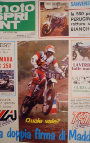 Motosprint 46 1980 Test Yamaha RC 250 - Laverda tutte nuove - Cross Maddi[SC.31]