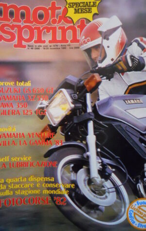 Motosprint 46 1982  con inserto Fotocorse '82 - Tes Suzuki GS 650 GT -  [SC.31]