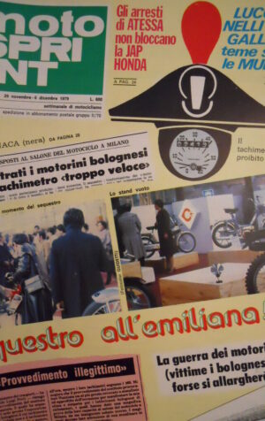 Motosprint 48 1979 Test Yamaha XS-500 - Salone di Milano Moto  [SC.31]