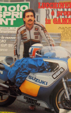 Motosprint 48 1980 Marco Lucchinelli e La nuova Suzuki GP 81 - Gp Ciclo  [SC.31]