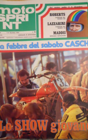 Motosprint 49 1978 Kenny Roberts - Lazzarini - Madii - Test Yamaha OW-31 [SC.31]