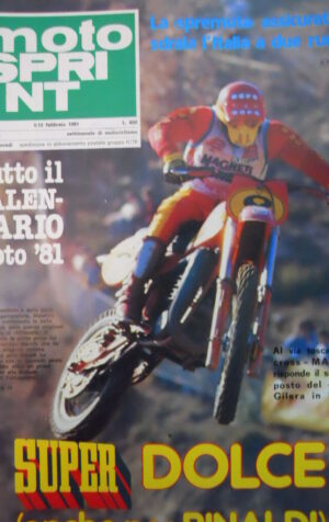 Motosprint 6 1981 con Calendario Corse 1981 - Speciale Moto Minarelli  [SC.31]