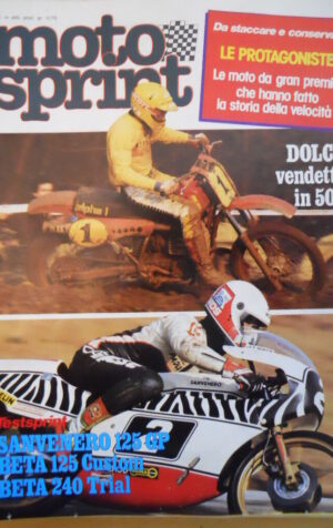 Motosprint 6 1982 con inserto Le Protagoniste - Test Sanvenero 125 GP  [SC.31]