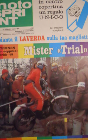 Motosprint 8 1978 con trasferibile LAVERDA da maglietta - SUZUKI RG 500  [SC.31]