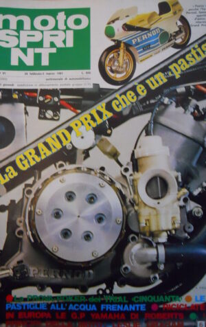 Motosprint 9 1981 con inserto LESLIE GRAHAM - Test sulle TRIAL FANTIC [SC.31]